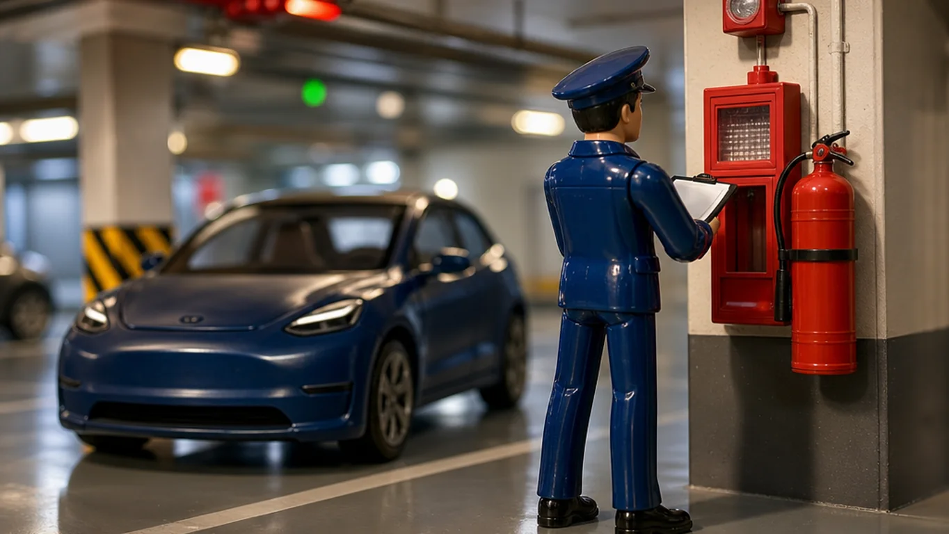 Пожарная безопасность автостоянок и паркингов