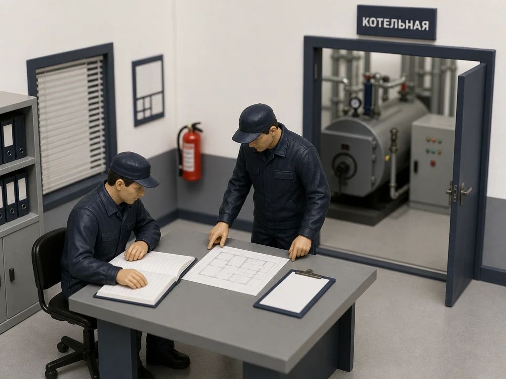 Сверка документов и оборудования котельной